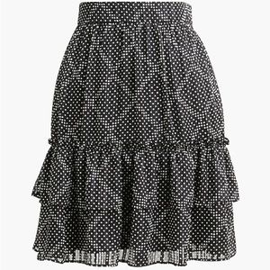 J Crew Factory Ruffled Tier Skirt